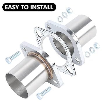 Amazon.com: LCGP Exhaust Flange Repair Piping Kit 2.35